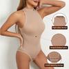 New-style Skin-friendly, Waist-cinching Shapewear: Button-up, Strapless Bodysuit with Tummy-tucking Design