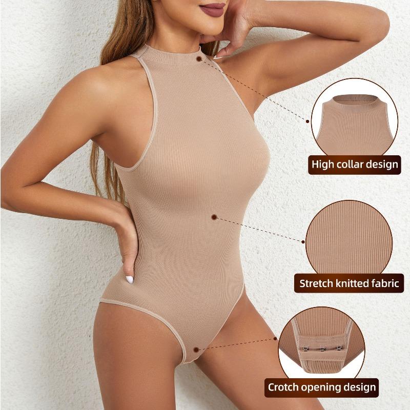 New-style Skin-friendly, Waist-cinching Shapewear: Button-up, Strapless Bodysuit with Tummy-tucking Design