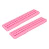 2Pcs Silicone Mold Long Pearl Necklace Shape Easy Demoulding Flexible Soft Baking Mold for Cake Fondant Chocolate