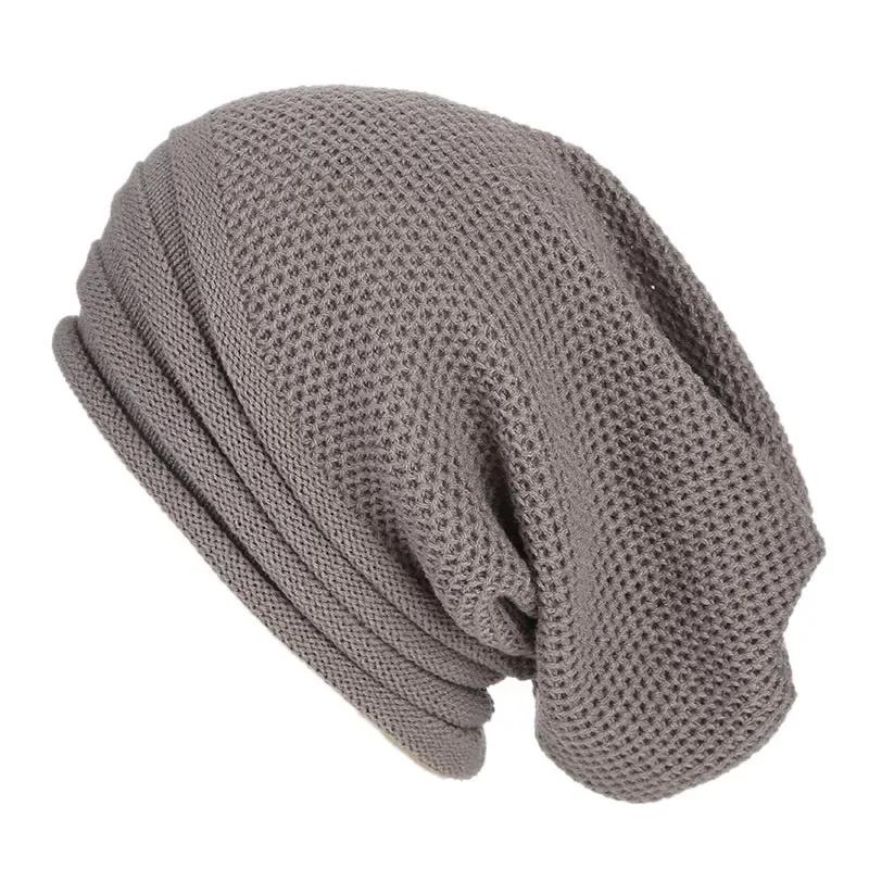 Winter Baggy Slouchy Beanie Hat Wool Knitted Warm Cap for Men Women Beanie Oversized Winter Hat Keep Warm