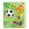 Soccer Club Bifold Message Board with Stickers Club Series [Colored Paper] & Envelopes/Sports