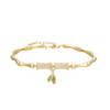 The National Style Has You Bamboo Enough Bamboo Bracelet Women's National Tide Rich and Noble High Imitation Hetian Jade Simple Bracelet Versatile