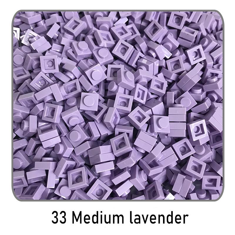 500Pcs Diy Pixel Art Building Blocks Thin Figures Bricks Compatible With 3024 1X1 Square Bricks Bulk Assemble Toys Gift For Chil