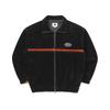KODAK Velvet Corduroy Stand Neck Zip-Up Black