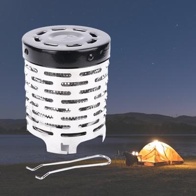 Camping Stove Gas Heater Stainless Steel Mini Cover Warming for Fishing, Indoor,