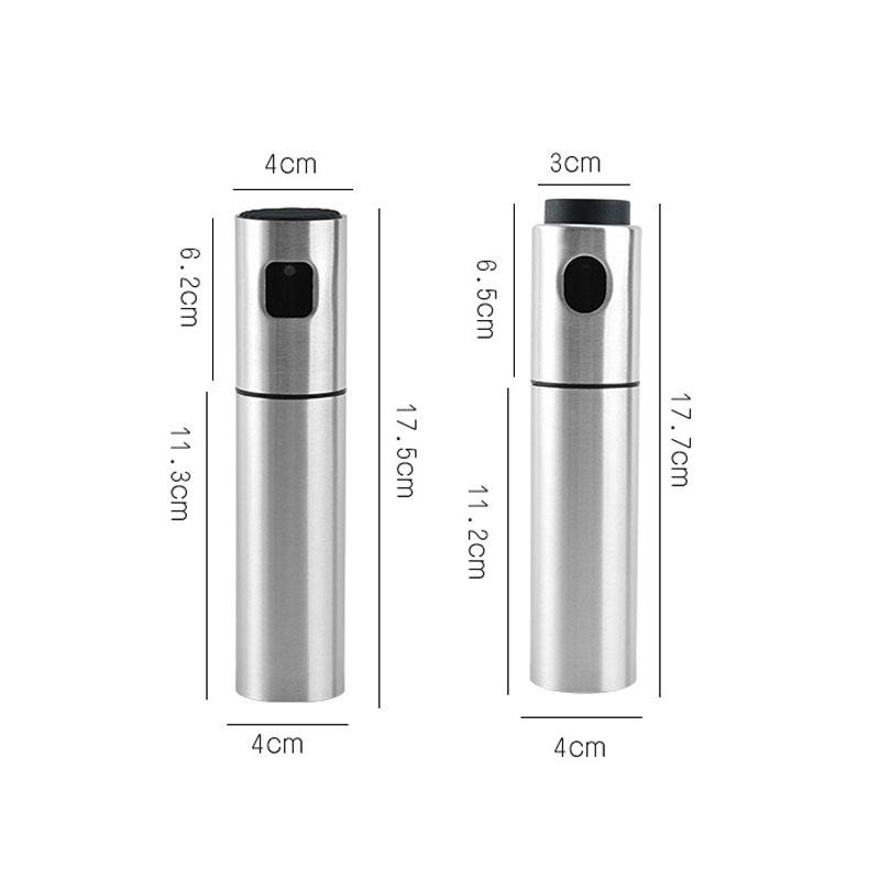 BBQ Stainless Steel Spray Bottle, Baking Olive Oil Spray Bottle, Water Pump, Barbecue Oil and Vinegar Sprayer, Kitchen Tools