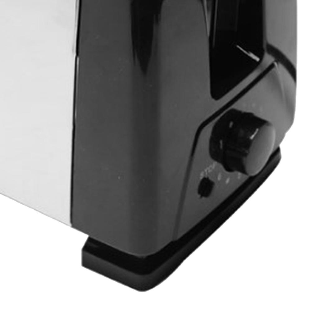 Black 2 Slice Extra Wide Slot Toaster Full Automatic Sandwich Machine Multifunctional Breakfast