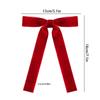 24pcs Slender Velvet Christmas Bows Vintage DIY Christmas Tree Ribbon Bow with Cable Tie Gift Wrapping Bows Wedding Decorations