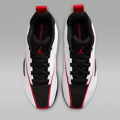 Jordan All Game Basketball Shoes Unisex White Black Red