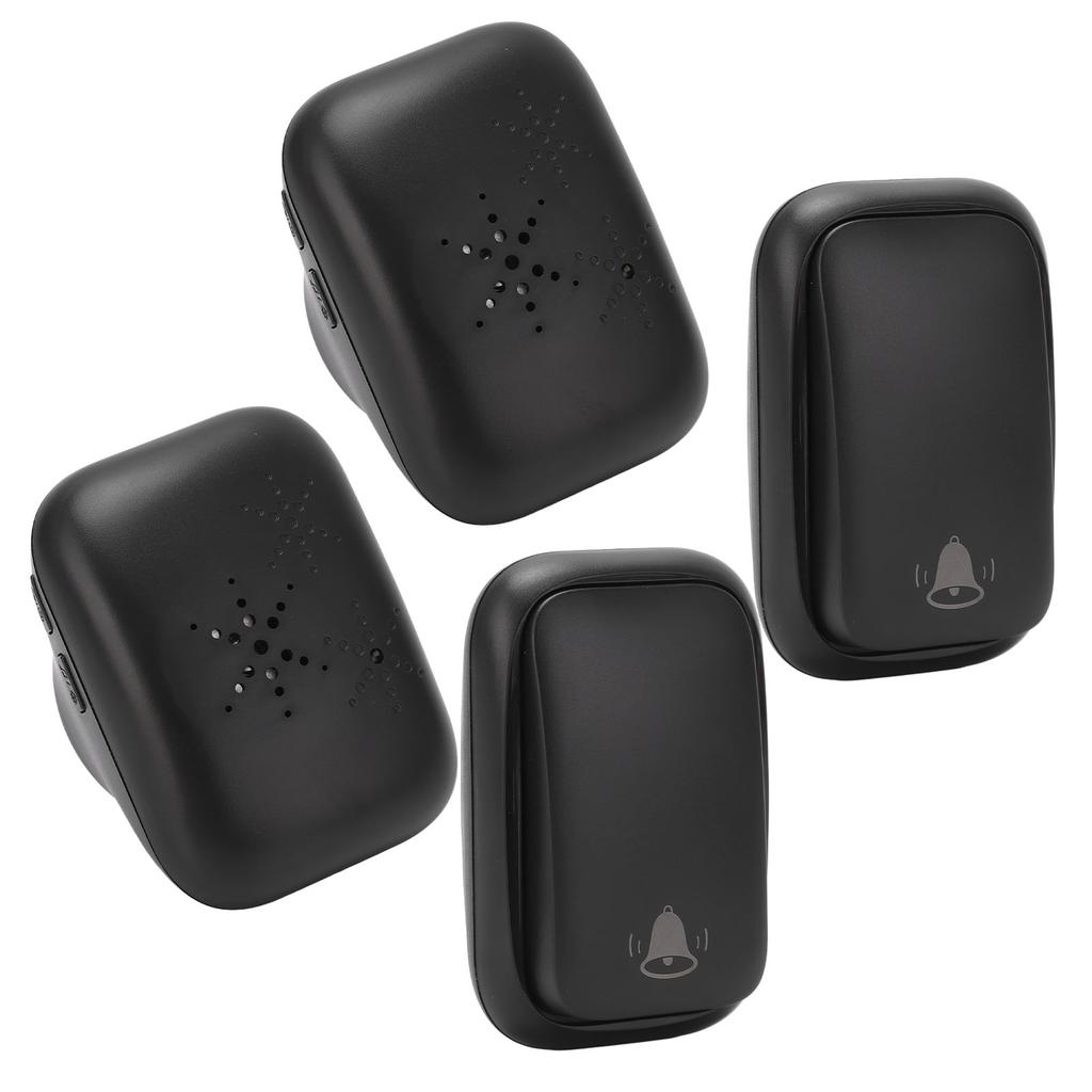 Wireless Door Bell Waterproof Self Generating High Volume Music Door Bell for Home US Plug