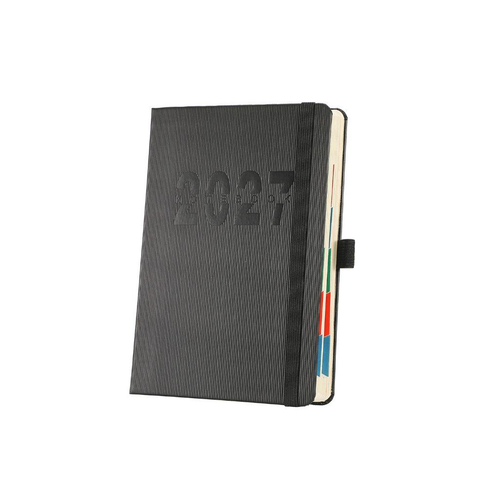 12 Months A5 Agenda Planning Notebook English To-do List Notebook School Office Supplies чёрный