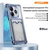 Galvanisiert Stoßfest Silikon Transparent Hülle Für Xiaomi Redmi Note 14S 12S 11S 14 5G 11 12 13 Pro Plus 14C 12T 11T 13T 14T Poco X5 M6 X6 C75 C65 Kartenabdeckung
