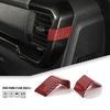Center Console Side Air Vent Outlet Cover Trim For Ford F150 Red Carbon fiber