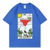 Margarita Tarot Reading Future Card Funny Meme T Shirt Fashion Y2k Short Sleeve Tshirts Unisex Unisex Casual Loose Cotton Tshirt