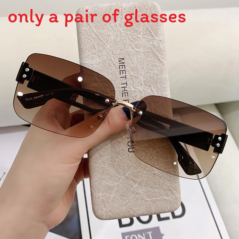 Fashion Square Frame Sunglasses Female Uv385 Protection Polarizedfree Tidal Look