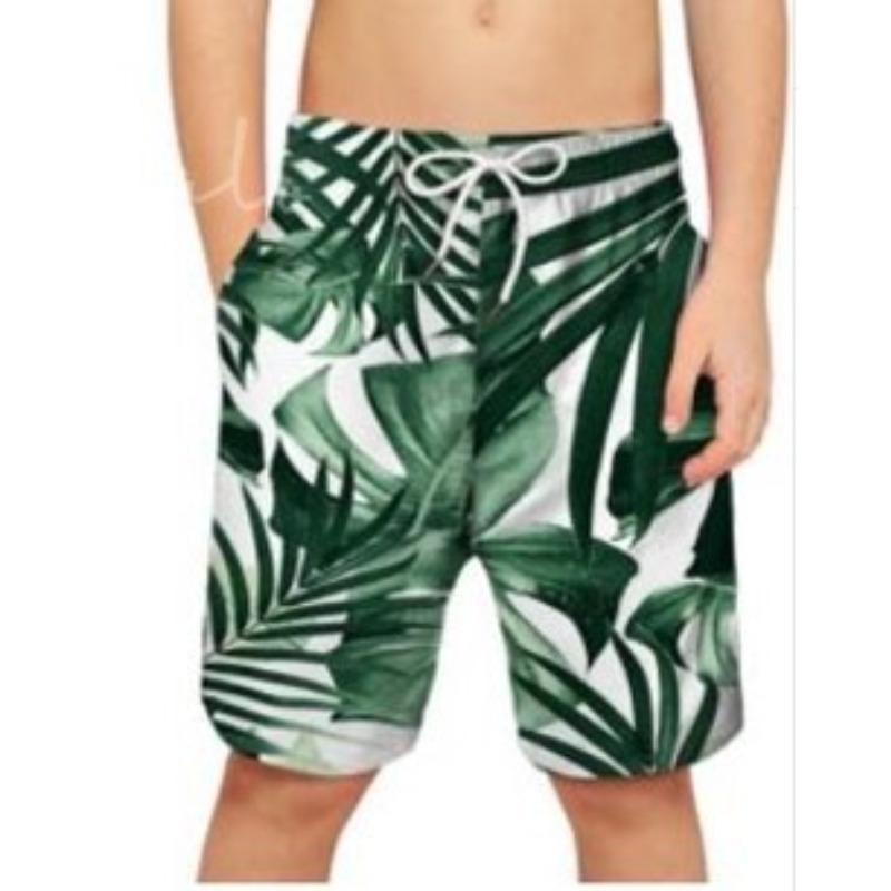 2025 Summer New 3D Digital Printed Beach Shorts Hawaii Daily Leisure Sports Men's Beach Shorts