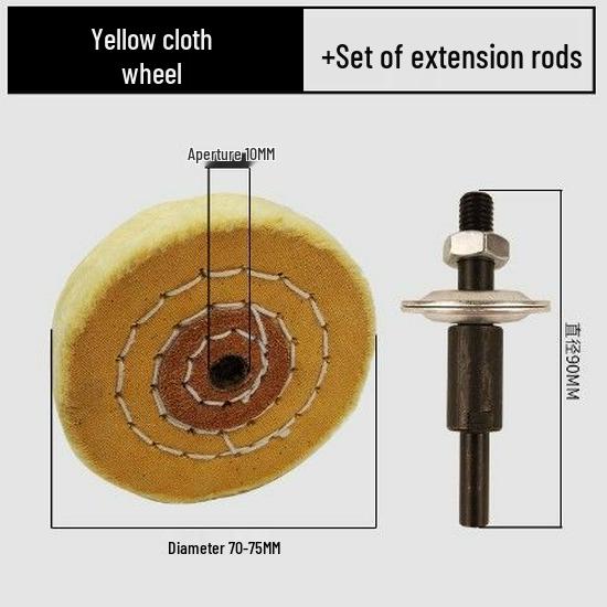 Electric Drill Conversion Kit: Grinding Wheel Holder, Metal Drill Bits, Polishing & Sharpening Attachments