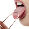 Stainless Steel Tongue Scraper Tongue Coating Cleaner Oral Hygiene Tool for Fresh Breath and Healthy Teeth Care
