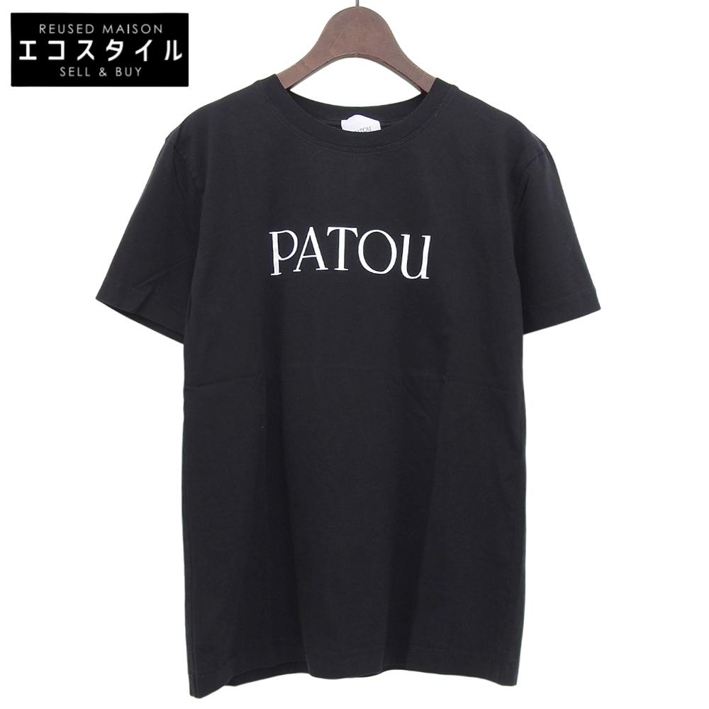 

PATOU Women s Logo Print Cotton T-Shirt, Black, Size XS, ES-JE029-99-6 tops XS blackUsed