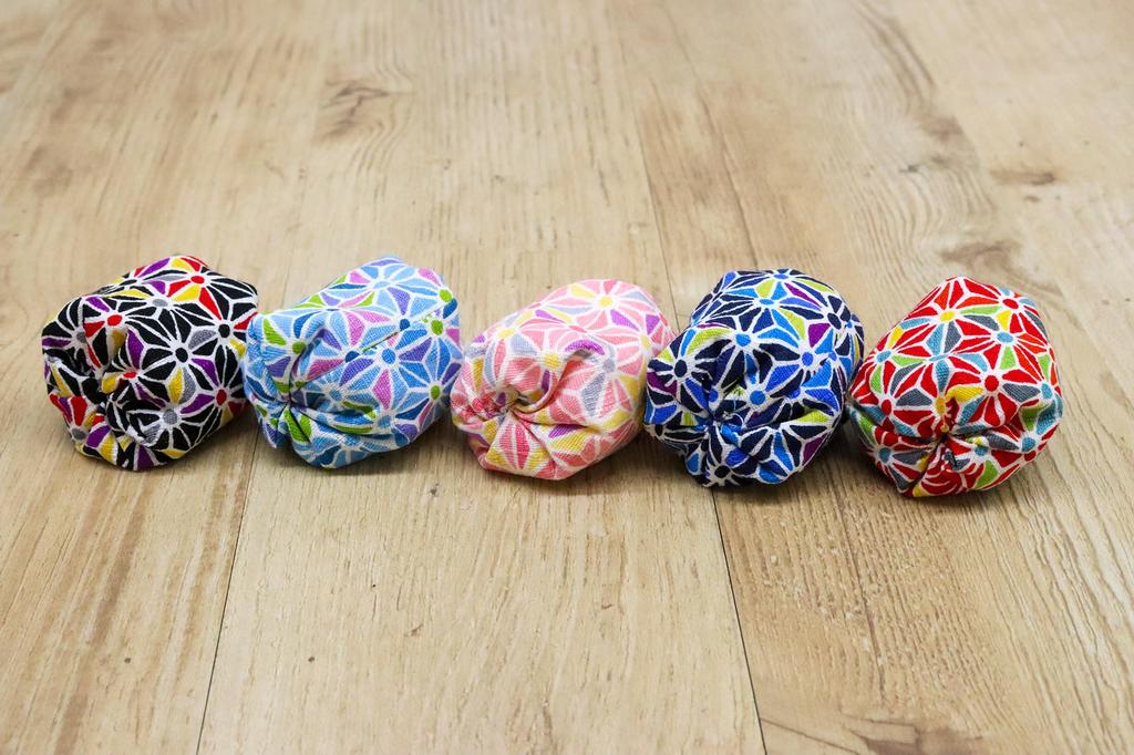 Traditionelles Spielzeug-Sitzsack-Set japanische Herstellung (5 Stücke)