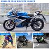 WDG Motorcycle Seat Cushion Pad 3D Honeycomb High Elasticity Gel Material Comfortable Breathable Shock Absorption for Long Rides Seat Cushion