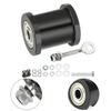 Roller Replacement Bike Chain Tensioner 1-3 4 Inch Roller Rubber And Metal Construction Adjustable Tension Mechanism