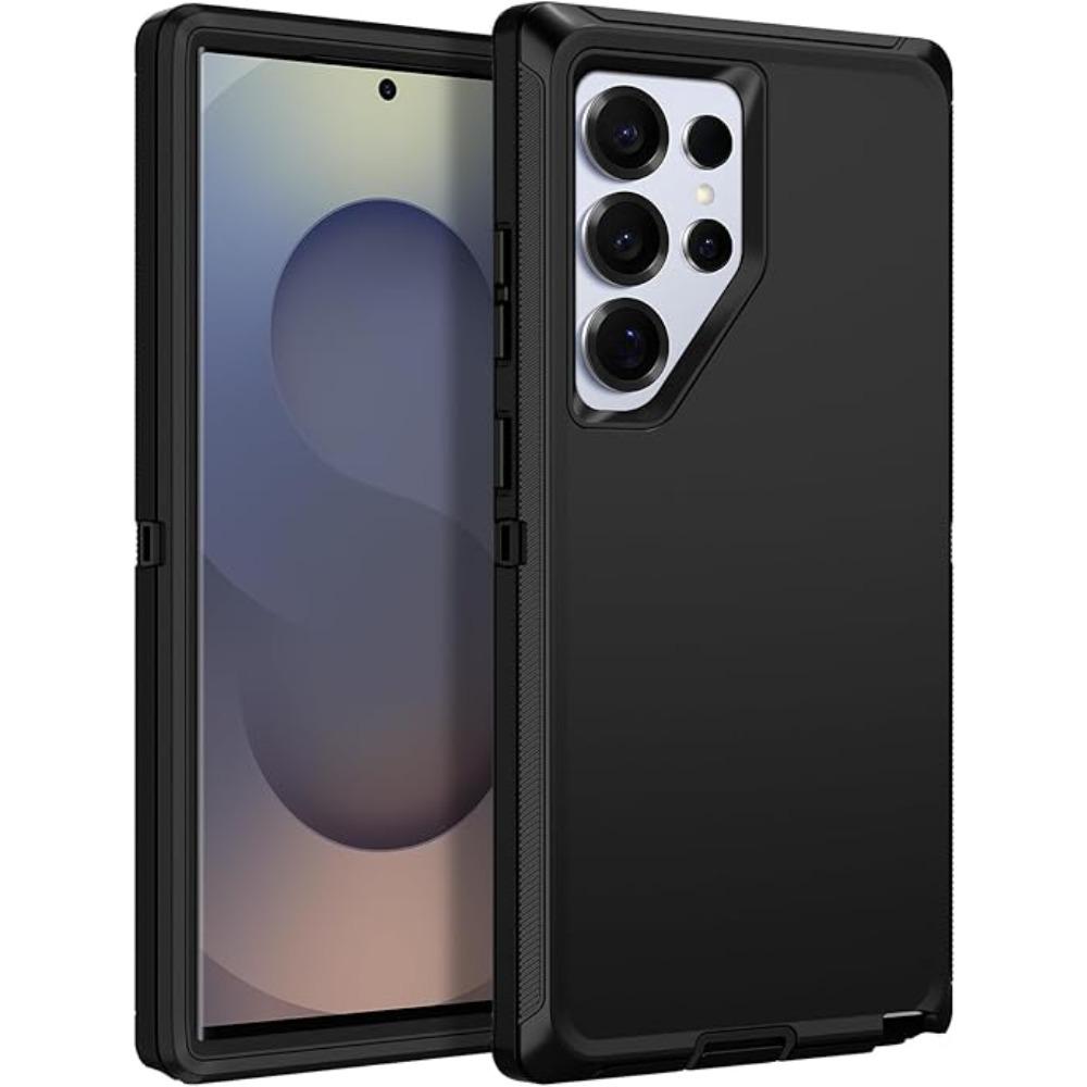

Heavy Duty 3-Layer Armor Protection Phone Case For Samsung Galaxy S26 S25 S24 S23 S22 Ultra Plus Matte Impact Resistant Cover Galaxy S26