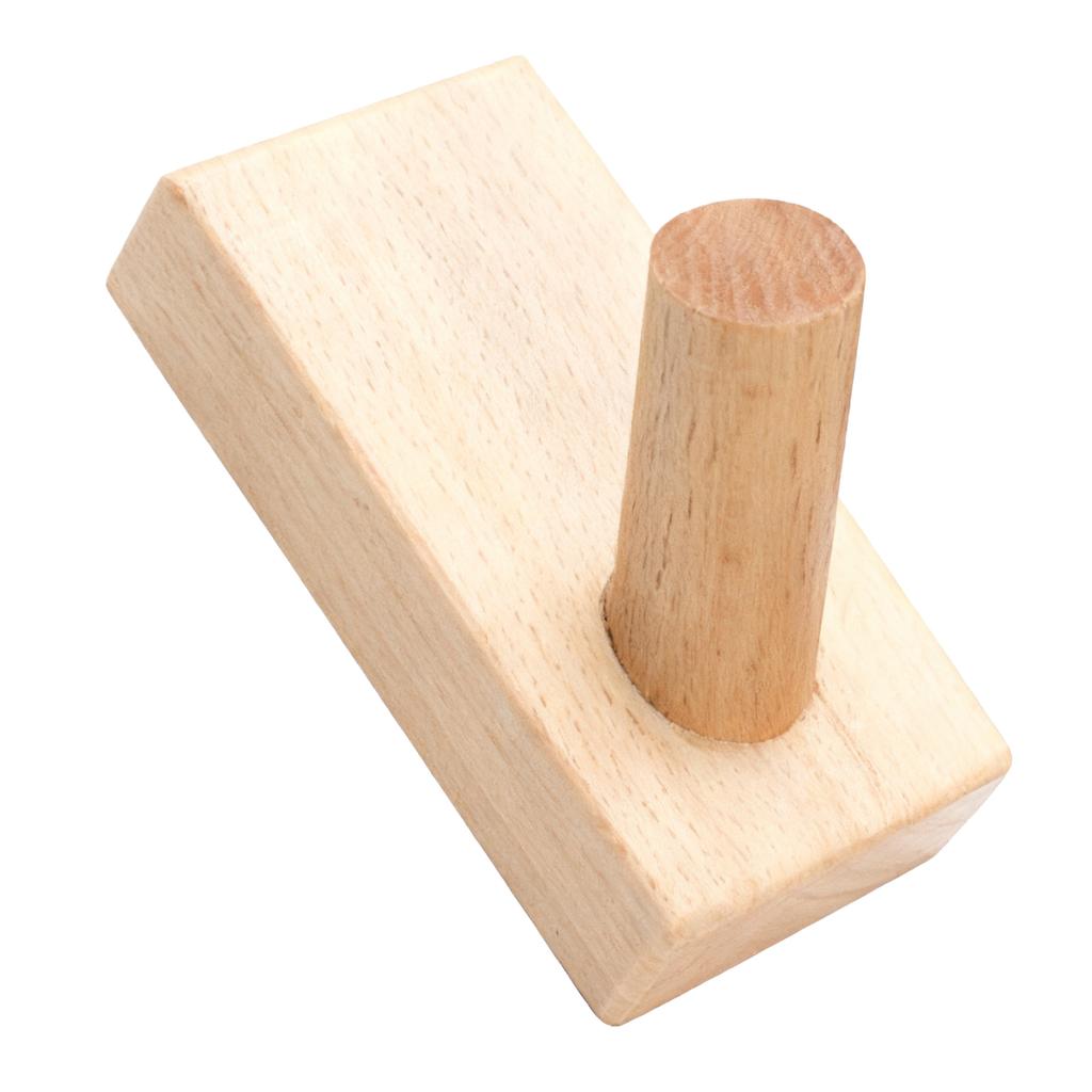 Wood Wall Hook Orderly Storage Smoother Surfaces Beautiful Practical Coat Hooks for Living Room Bedroom Kitchen