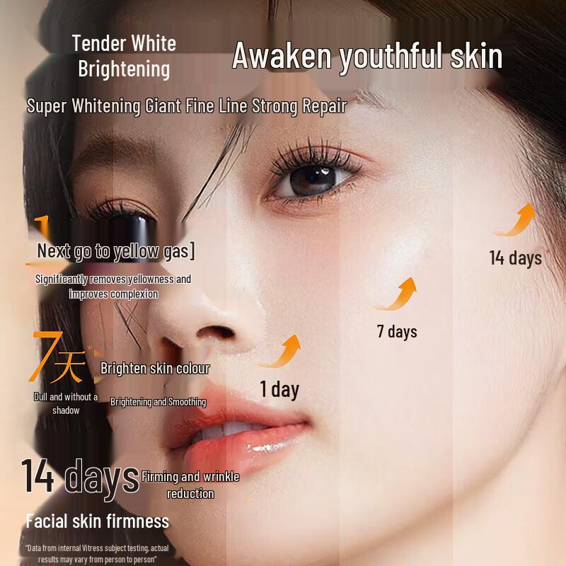 VITESSE Astaxanthin Straffende & Aufhellende Gesichtsmaske mit Doppelwirkung