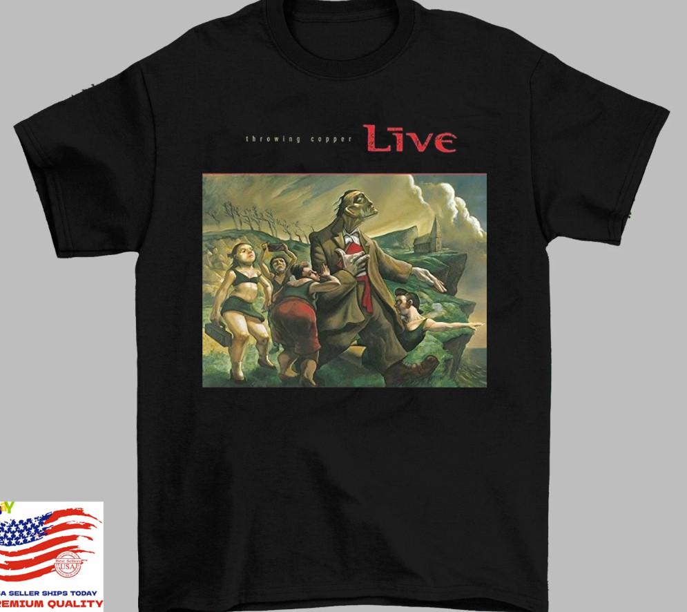 Throwing Copper By Live Band T-shirt size S-5XL XXL