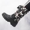 Men's Winter Warm Snow Boots Rubber Hiking Boots Outdoor Knee High Camouflage Duck Boots Waterproof  Plus Size