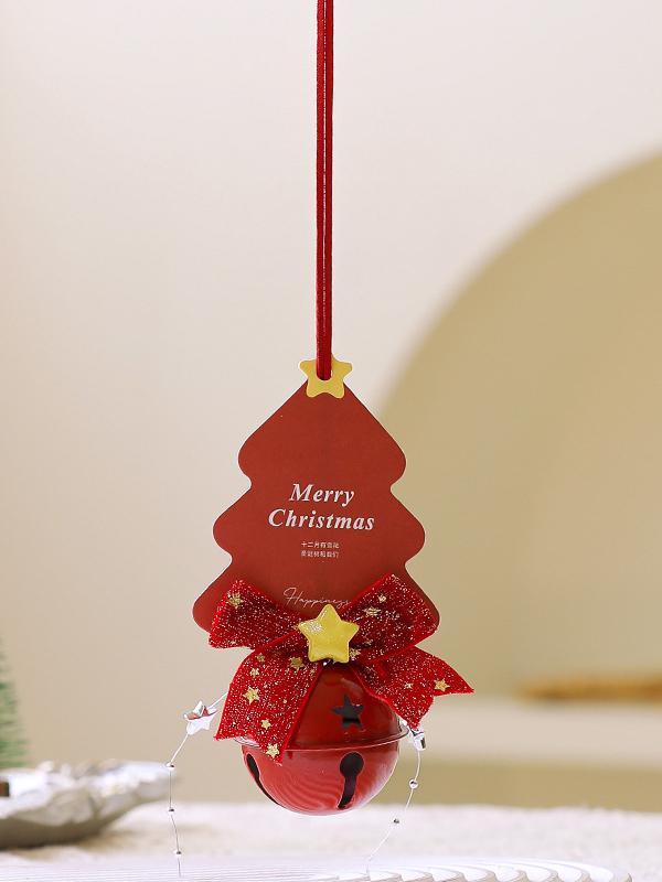 Christmas Tree Decorations Creative Ornaments Festive Hanging Decor Car Hanging Bells Gift Holiday Party Decor for Home Office