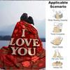 1Pc Love Bloom Flannel Blanket, Soft And Comfortable, Casual Warm, Camping Travel, Christmas, Halloween Xmas Gift. G127