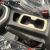 For Nissan Navara NP300 ST 2014-2017 2018  Carbon Fiber Car Center Console Water Cup Holder Frame Cover Trim Accessories