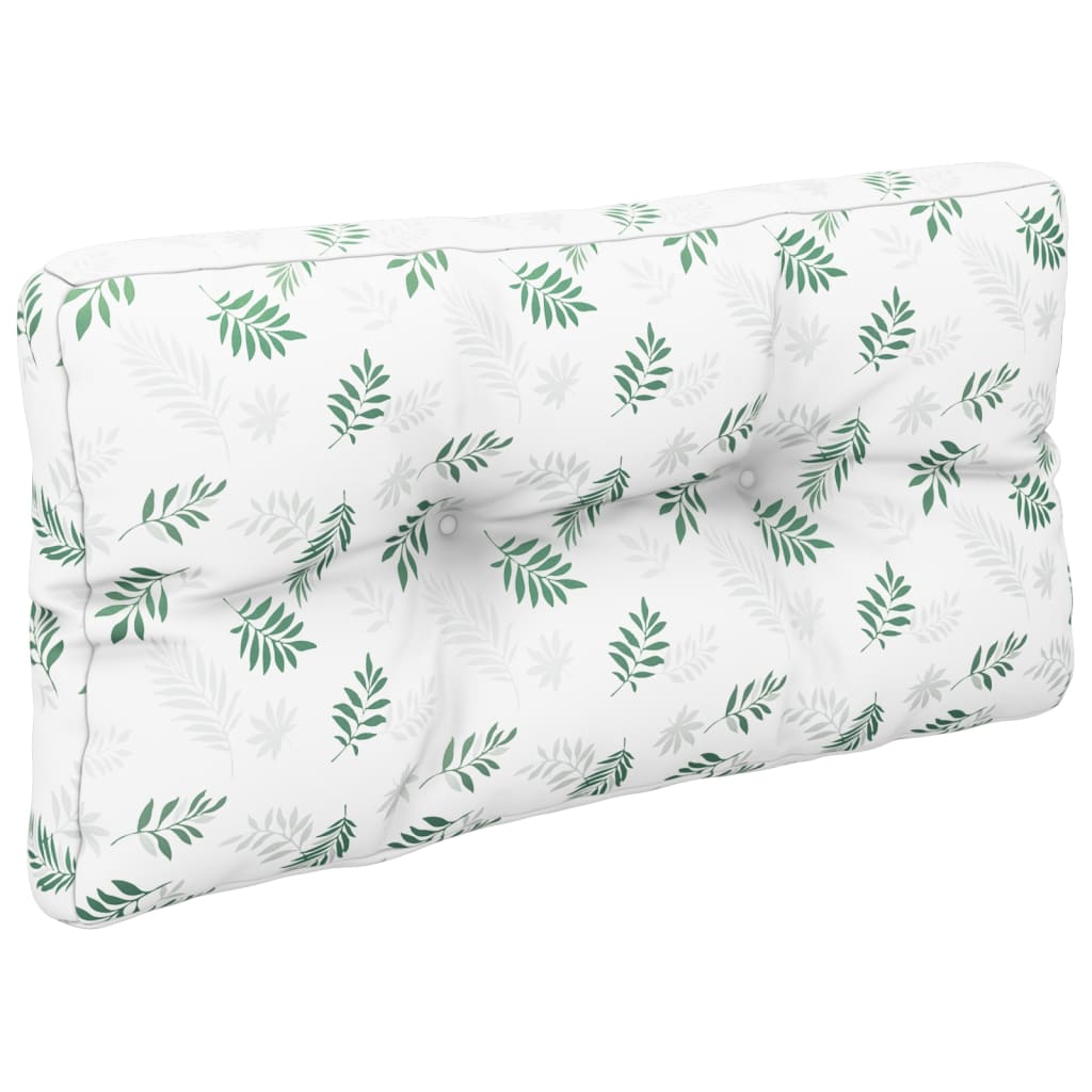 Vidaxl Pallet Sofa Cushions, 2 Pcs, Leaf Pattern, Fabric