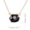 KELITCH Top Crystal Pendant Necklace Fashion Gold Chain for Women Jewelry Gift (Brown Gold)