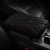 Universal Style Nappa Leather Car Armrest Box Mat for Dacia Duster Sandero Renault Clio Fiat Panda Lancia Y Interior Accessories