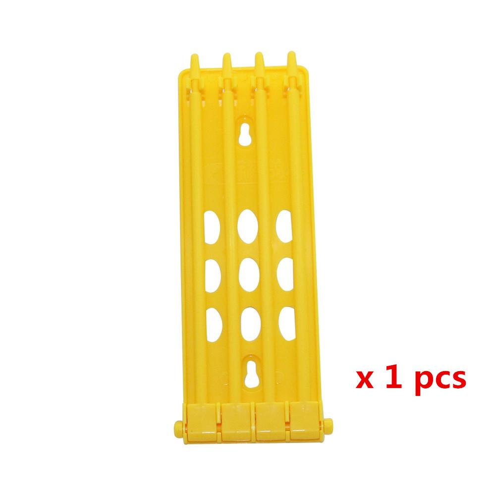 1 Set Pigeon Leg Ring Bracket Optional Foot Ring Parrot Training Supplies Racing Pigeon Foot Ring 4 Rows Of Racks Bird Equipment жёлтый
