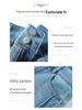 Korean Style Elastic Wide Leg Palazzo Jeans for Women - Spring/Autumn Slimming Cropped Fit