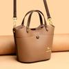 Leather Bag for Women  Women's Bucket Bag  Shoulder Bag  Crossbody Bag  High Quality  Fashion Designer  New