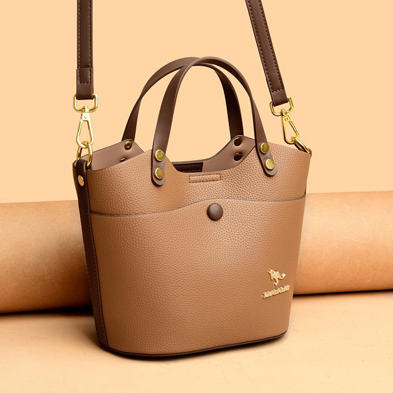 Leather Bag for Women Women's Bucket Bag Shoulder Bag Crossbody Bag High Quality Fashion Designer New