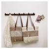 Handwoven Straw Tote Bag for Women Summer Beach Vacation Style Picnic Handbag