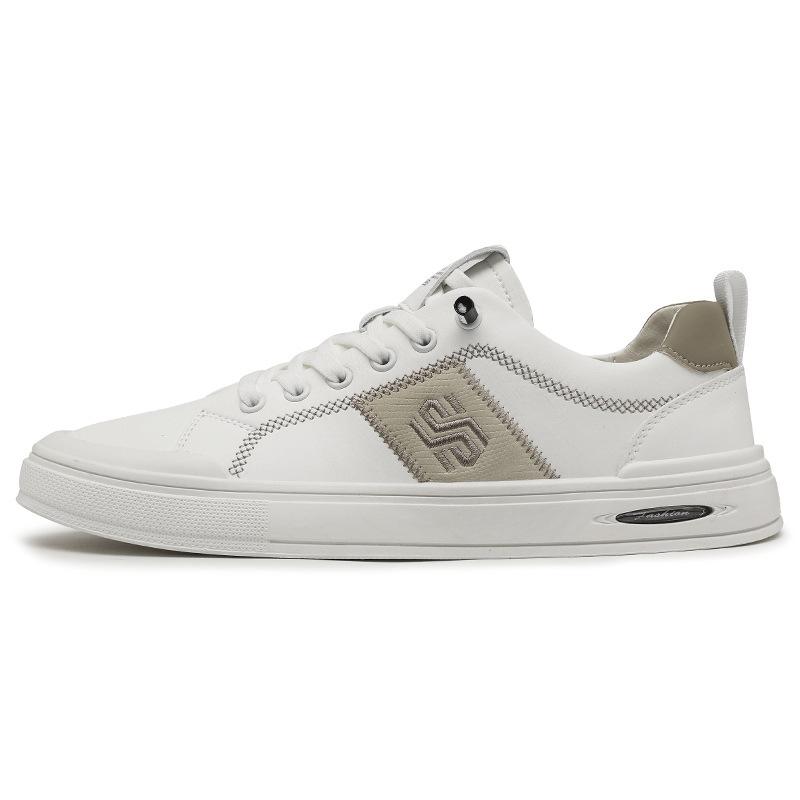 

Sub 22 new spring lazy sports board shoes casual leather shoes soft sole white tide shoes 39 бежевый