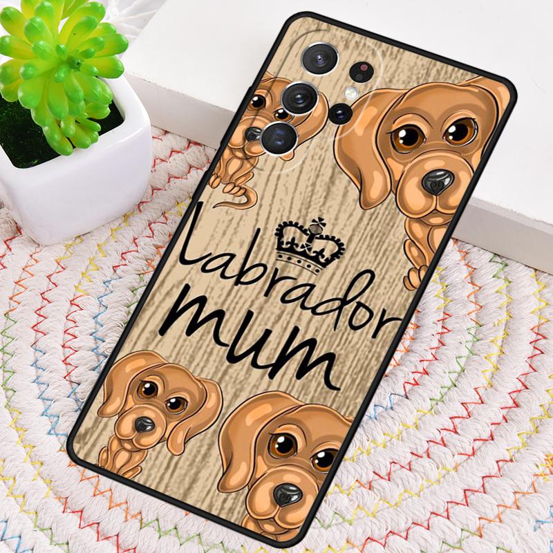 Cute Labrador Puppy Dog Phone Case for Samsung Galaxy note 10 pro S26 Ultra S23 S24 FE S25 S21 S22 PLUS shockproof Cove