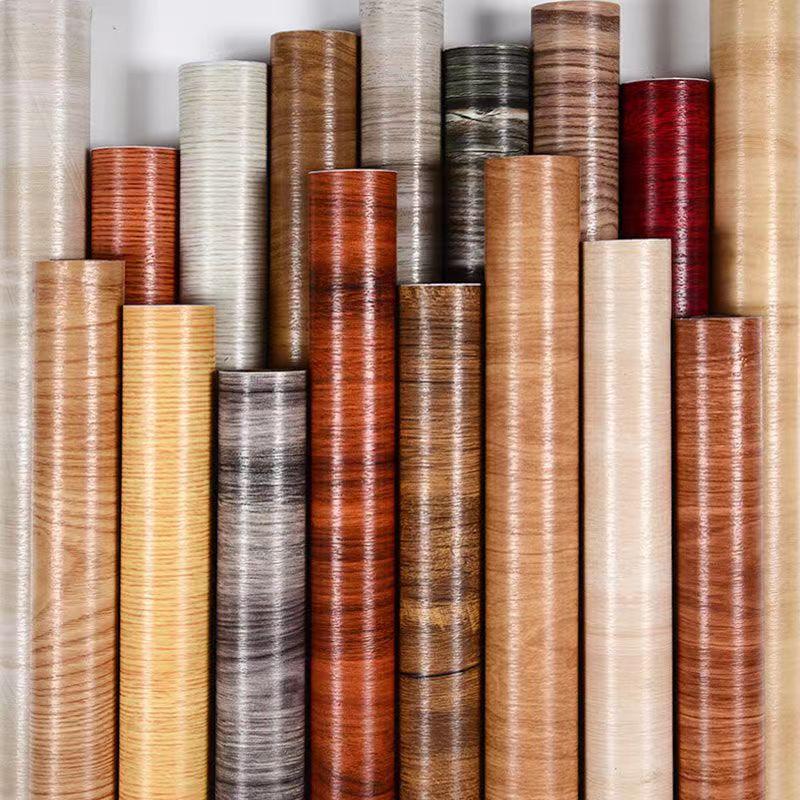 5 meter behang en behang Echt houtnerfbehang PVC Vinyl zelfklevend behang voor muur bureau kledingkast kast toonbank huisdecoratie
