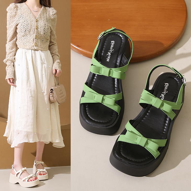 Fashion Roman Style New Fashion Flat Platform Women's Shoes Sandals Summer High Heels Casual Women's Sandals Shoes for Women