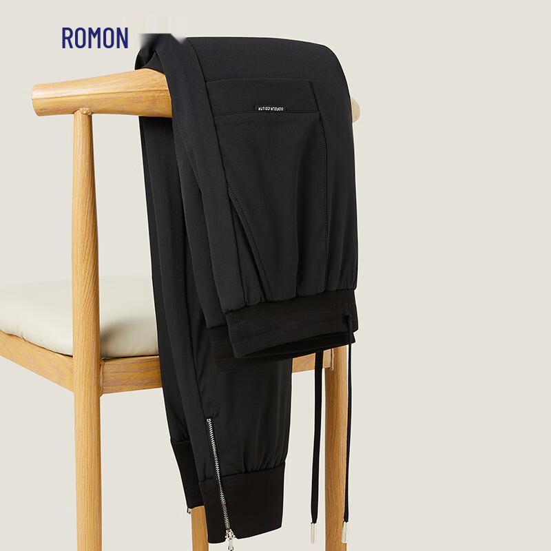 Damen 90% Gänsedaunen Elastische High-Waist Workwear Hose