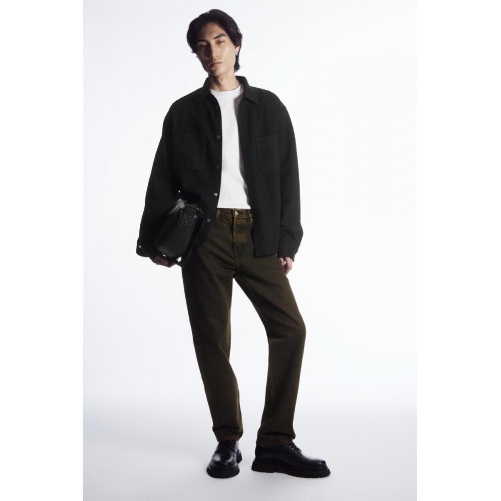 COS Japanische Wolljersey-Überhemd