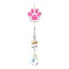 Crystal Cat Paw Wind Chimes, Crystal Suncatchers for Windows Hanging, Prism Rainbow Maker for Indoor Outdoor Home Garden Decor