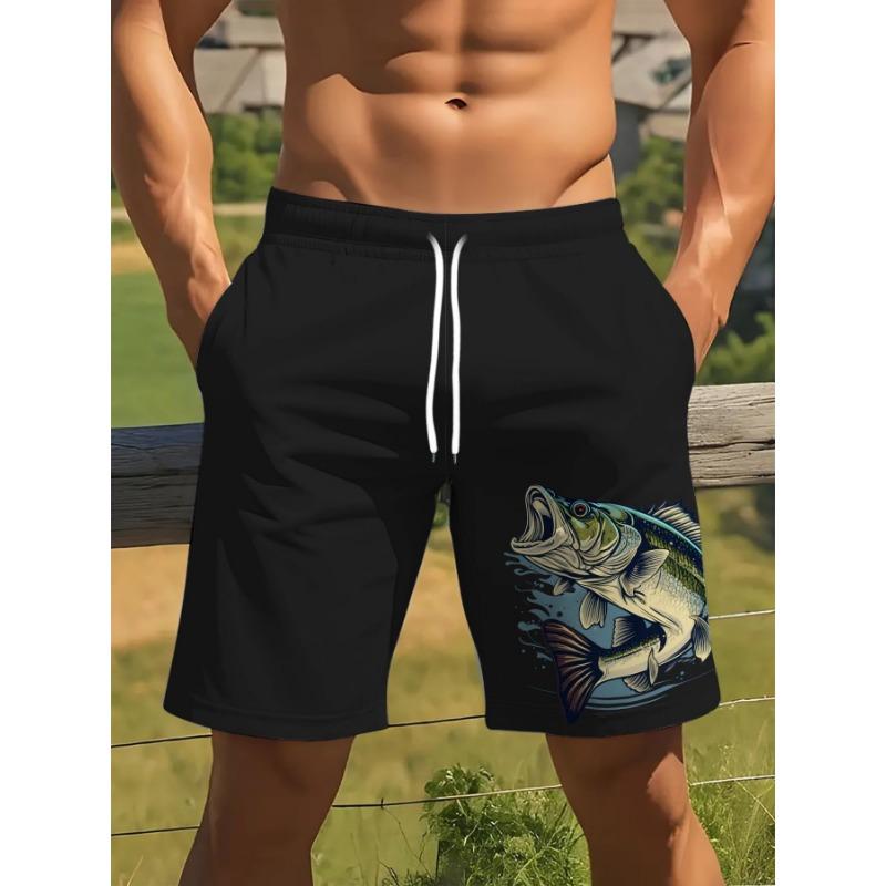 Men's Quick-drying and Breathable Beach Shorts with Colorful Prints, Are Perfect for Use At Outdoor Activities.